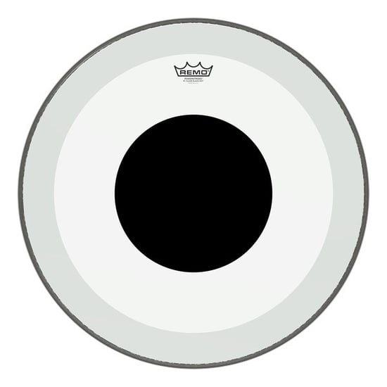 Remo Powerstroke 3 Clear Bass Drum Head with Black Dot, 20in