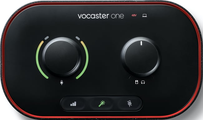 Focusrite Vocaster One Audio Interface Front