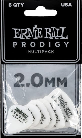 Ernie Ball 9343 Prodigy Teardrop Pick, 1.5mm, 6 Pack