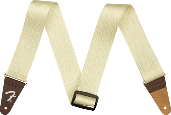 Fender Am Pro Seat Belt Strap, 2in, Olympic White