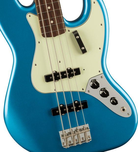 Fender Vintera II 60s Jazz Bass Blue Tilt 2