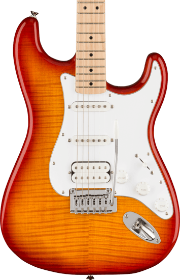Squier Affinity Series Stratocaster FMT HSS, Maple Fingerboard, Sienna Sunburst