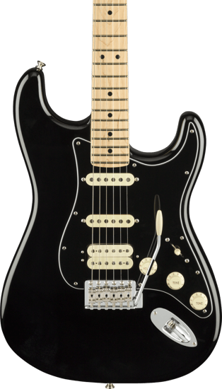 Fender American Performer Stratocaster HSS, Maple, Black