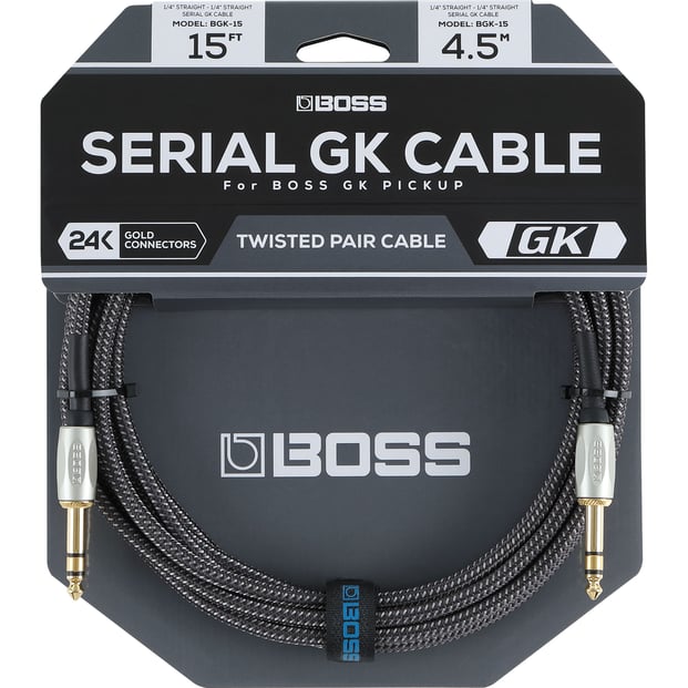Boss BGK-15 Guitar Synth Cable 15ft/4.5m Pack
