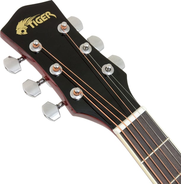 Tiger ACG2 Acoustic Guitar Pack Red 3