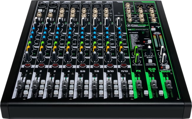 Mackie ProFX12 V3 Mixer, front view