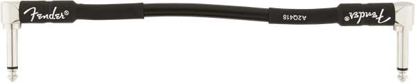 Fender Professional Patch Cable 15cm Black