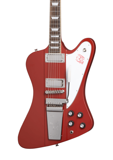 Epiphone Inspired by Gibson 1963 Firebird V Maestro Vibrola, Ember Red
