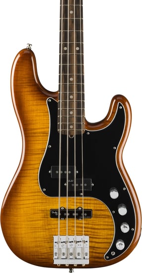 Fender Limited Edition American Ultra Precision Bass, Ebony Fingerboard, Tiger's Eye
