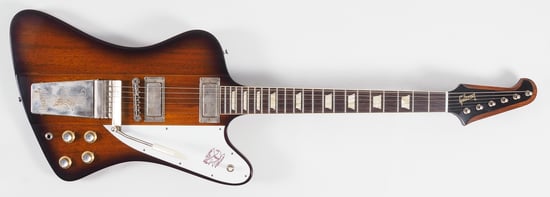 Gibson Custom 1963 Firebird V w/ Maestro Vibrola VOS, Vintage Sunburst