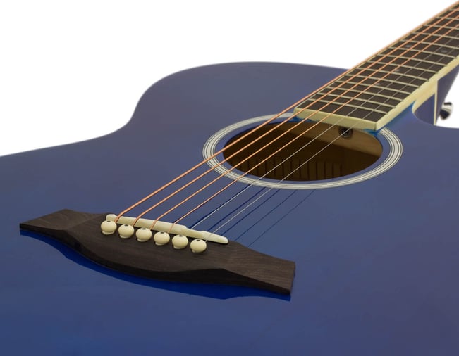 Tiger ACG4 Acoustic Guitar Blue 2