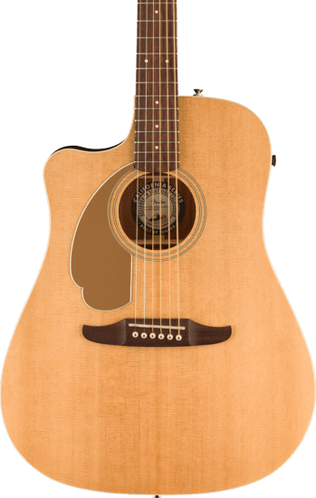 Fender Redondo Player Dreadnought Electro-Acoustic, Natural, Left-Handed
