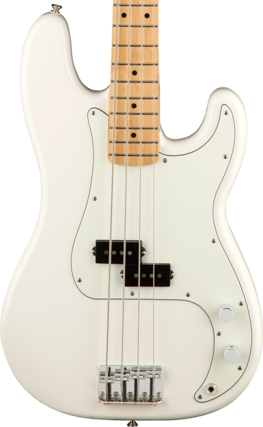 Fender Player P Bass Polar White Maple Neck