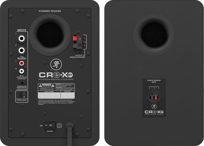 Mackie CR8-XBT Reference Monitors with Bluetooth
