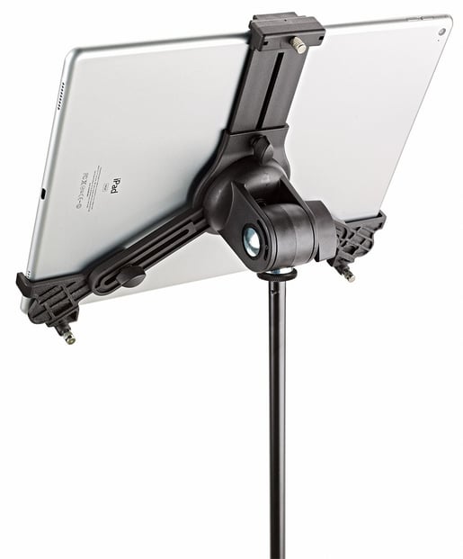 K&M 19790 Tablet Holder, with tablet example