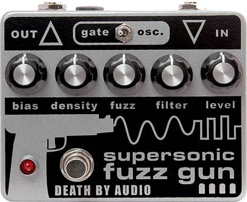 Death by Audio Supersonic Fuzz Gun Extreme Manipulator Fuzz Pedal
