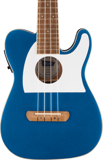 Fender Fullerton Tele Uke, Lake Placid Blue