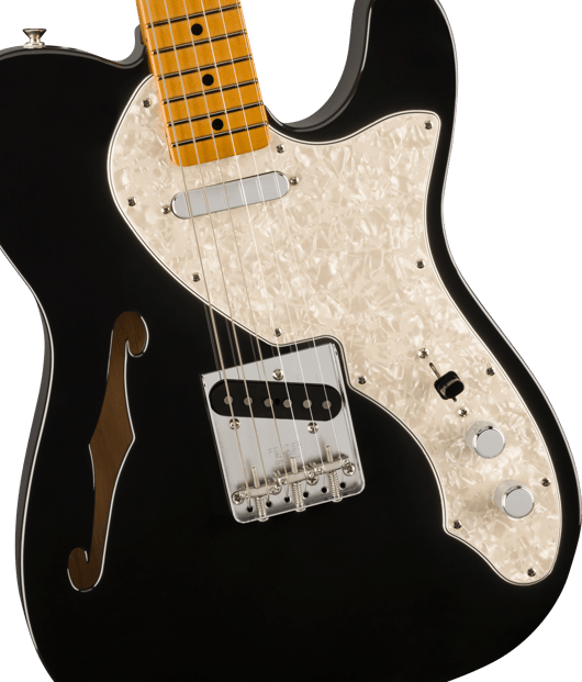 Fender Vintera II Tele Thinline Black Tilt 2