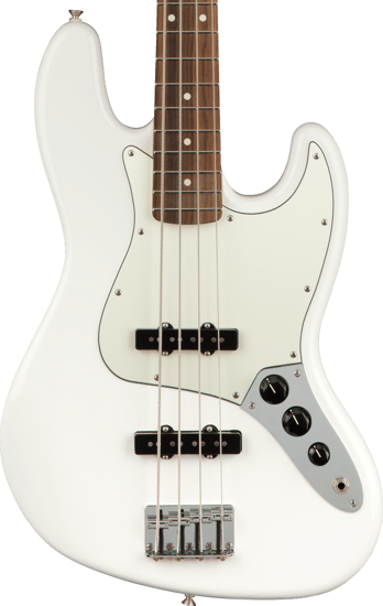 Fender Player Jazz Bass Polar White ﻿Pau Ferro 