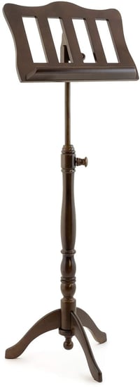 Tiger WMS7-WN Baroque Style Walnut Wooden Music Stand