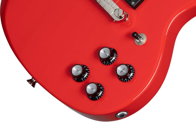 Epiphone Power Players SG, Lava Red Knobs