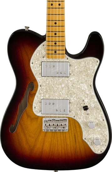 Fender American Vintage II 1972 Telecaster Thinline, 3-Colour Sunburst