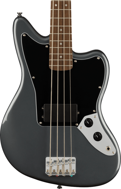 Squier Jaguar Bass H Charcoal Frost Metallic