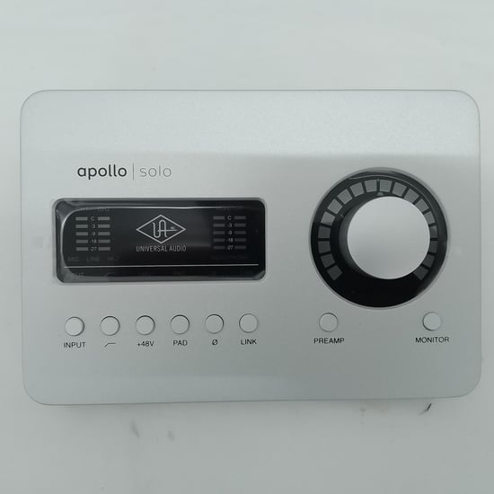 Universal Audio Apollo Solo Heritage Edition Thunderbolt 3 Audio Interface, Nearly New