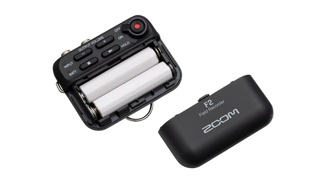 Zoom F2 Field Recorder - Battery Compartment