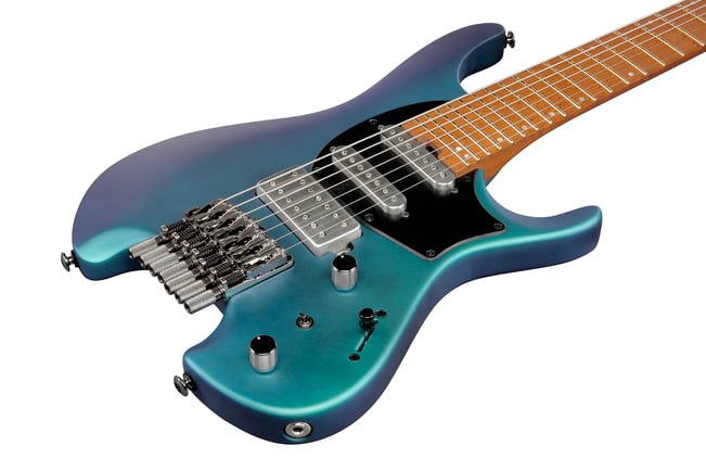 Ibanez Q547-BMM 7-String Guitar Front Tilt