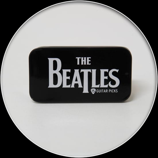 D'Addario Beatles Signature Pick Tins Logo, 15 Picks
