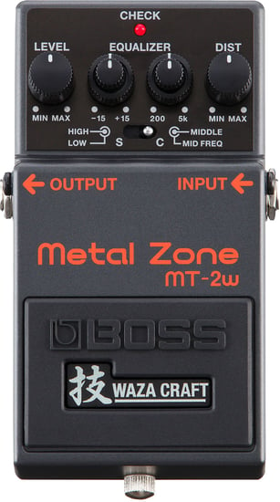 Boss Waza Craft MT-2W Metal Zone Pedal