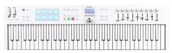 Arturia KeyLab Essential 3 61 Controller Keyboard, Alpine White