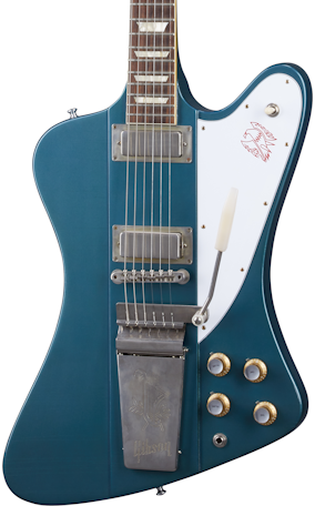 Gibson Custom Murphy Lab 1963 Firebird V w/ Maestro, Ultra Light Aged, Pelham Blue