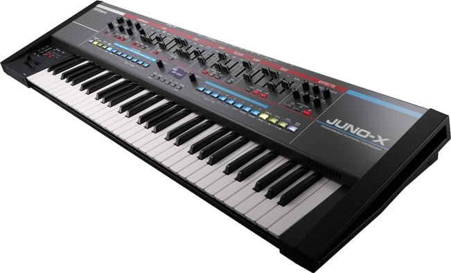 Roland Juno X Synthesizer Right Tilt View
