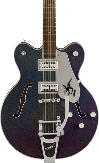 Gretsch Limited Edition Electromatic John Gourley Broadkaster, Iridescent Black, B-Stock