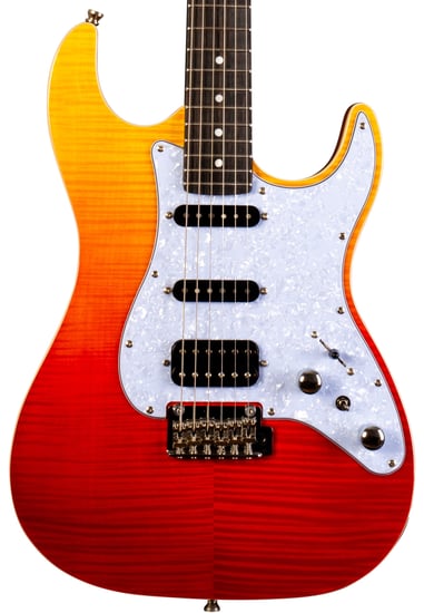 JET Guitars JS-600 HSS, Trans Red