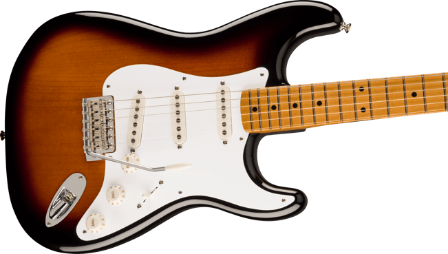 Fender Vintera II 50s Strat Sunburst Tilt 1