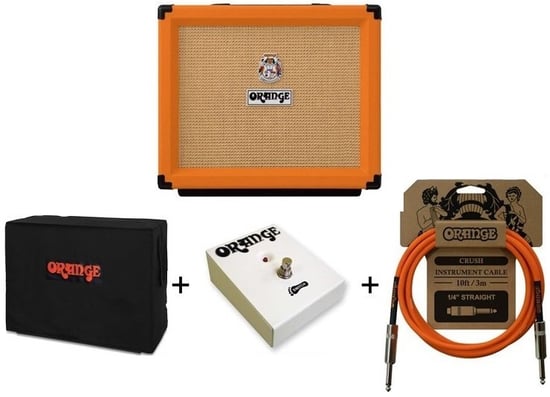 Orange Rocker 15 Combo Plus Cover Bundle, Orange