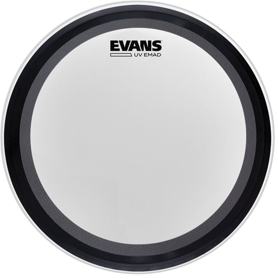 Evans EMAD UV1 Coated Bass Drum Head, 24in