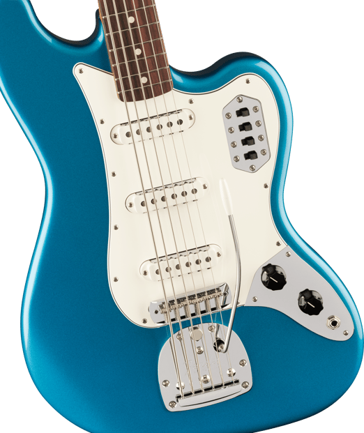 Fender Vintera II 60s Bass VI Blue Tilt 2