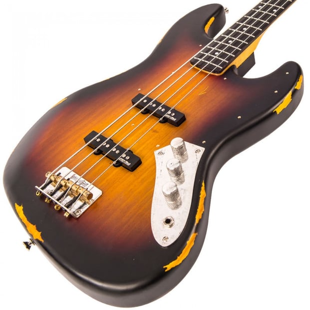 Vintage VJ74MR Icon Bass, Sunburst