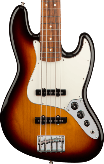 Fender Player Jazz Bass V ﻿3 Tone Sunburst Pau Ferro 