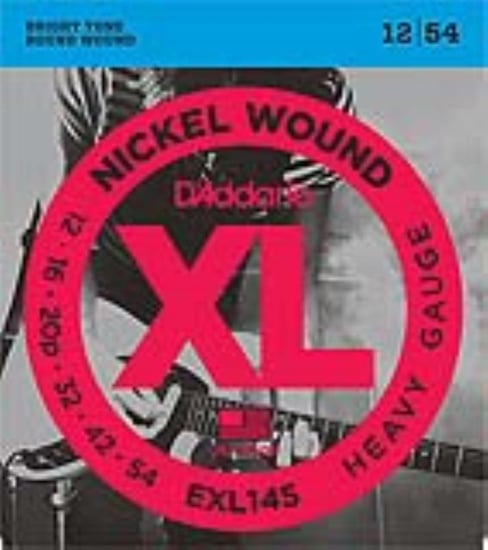 D'Addario EXL145 Nickel Wound Electric, Heavy, 12-54