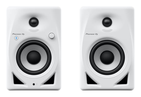 Pioneer DJ DM-40D-BT Active Bluetooth Monitors, White