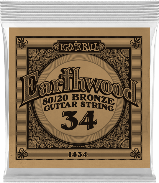 Ernie Ball 1434 Earthwood 80:20 Bronze String
