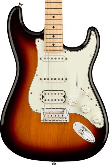 Fender Player Stratocaster HSS 3 Tone Sunburst Maple Neck