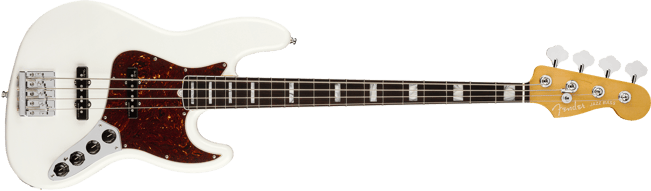 Fender American Ultra Jazz Bass Arctic Pearl