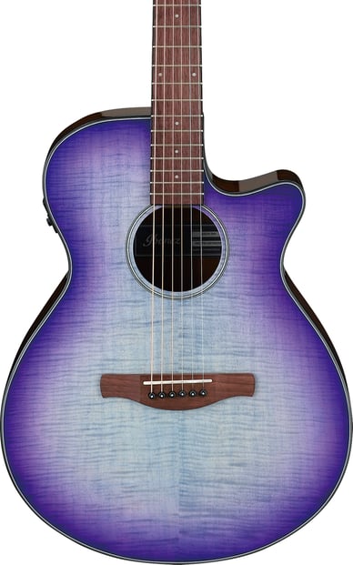 Ibanez AEG70 Acoustic, Purple Iris Burst Body