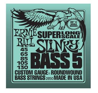 Ernie Ball 2850 Super Long Scale Slinky Bass 5 String (45-130)